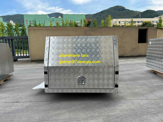 aluminum ute tool box checker plate aluminum box